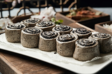 Steamed Multigrain Sesame Salt Roll