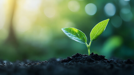 Business communication and growth, rising concept. Wide angle visual for banners or advertisements