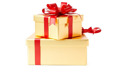 gift box with red ribbon