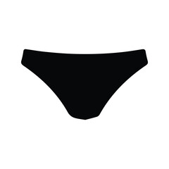 Triangle Panties Icon. Vector Illustration of Men's and women's Underwear. underpants.