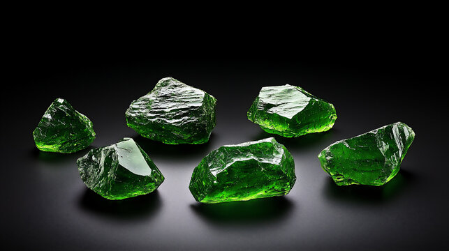  moldavite's green tektite