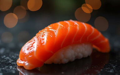 sushi with salmon