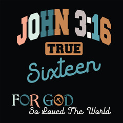JOHN true sixteen, for god so loved the world