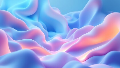 Obraz premium Pastel wave abstract background