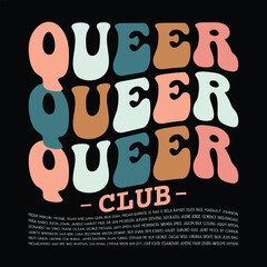 QUEER SHIRT, Queer Club Shirt, LGBTQ Band Shirt, Custom Coming Out Gift, Gay Gift, Lgbtq Celebrities, Lesbian Tshirt