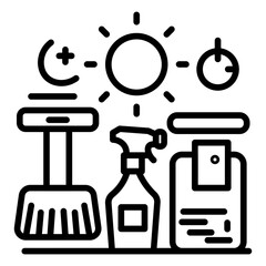 Daily Housekeeping Vector Icon