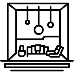 Lounge Area Vector Icon