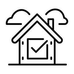 Home Listing Vector Icon
