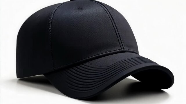 Stylish black cap designed for casual wear and outdoor activities, perfect for all seasons and versatile outfits