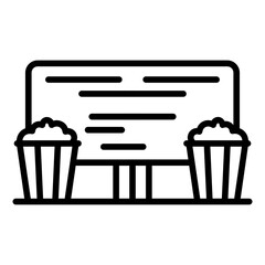 Cinema Marquee Vector Icon