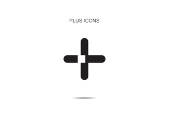 plus icons vector illustration on background