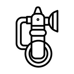 Fire Hose Nozzle Icon