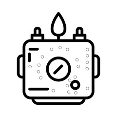 Gas Leak Detector Vector Icon