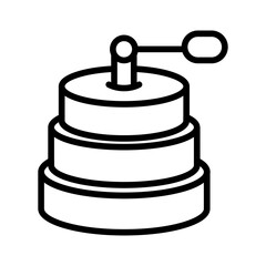 Millstone Vector Icon