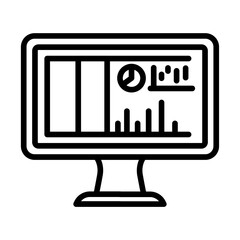 Accounting Software Vector Icon