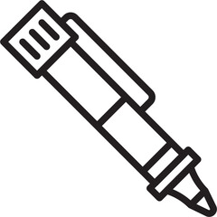 Fabric Marker Vector Icon