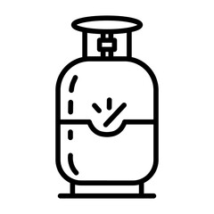 Gas Cylinder Icon