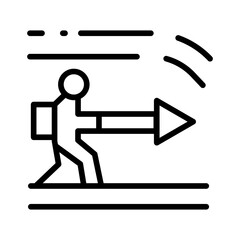 Directional Drilling Icon