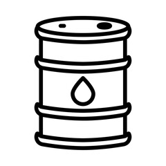 Crude Oil Barrel Icon