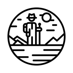 Exploration Seismic Survey Icon