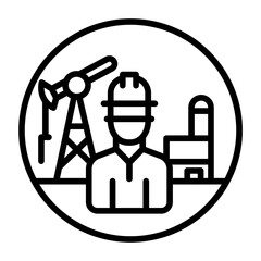 Petroleum Engineer Icon