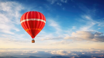 Fototapeta premium adventure rebound red