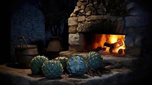oven weber blue agave