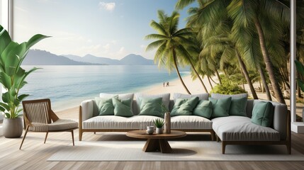 serene palm tree wallpaper