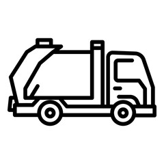 Smart Garbage Truck Icon