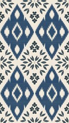 Stylish blue and white geometric wallpaper design ideal for mobile or smartphone backgrounds