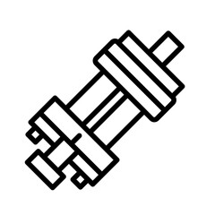 Hydraulic Cylinder Icon