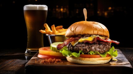 cheese food and beer