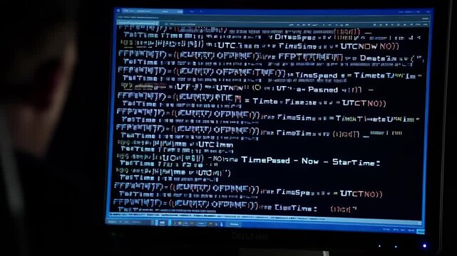 Code Display on Screen