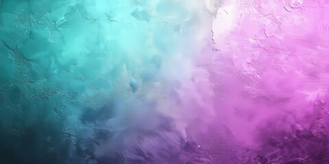 Fototapeta premium Light Green-Purple Gradient Background with a Grainy Texture, Generative AI