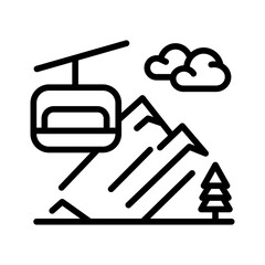 Ski Lift Icon