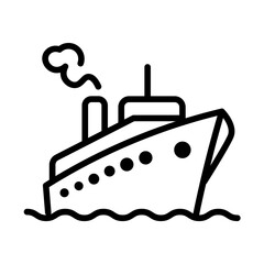 Passenger Ship Icon