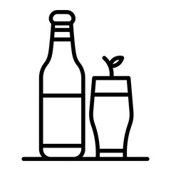 Apple Cider Vector Icon