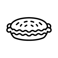 Apple Pie Vector Icon