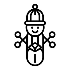 Nutcracker Vector Icon