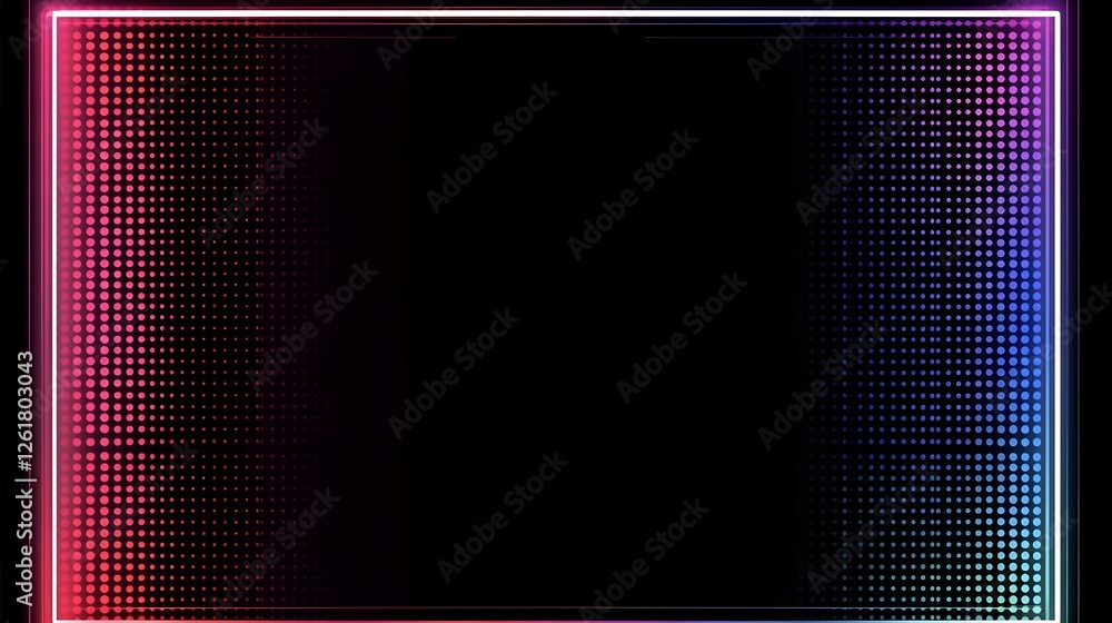 Poster abstract digital background with colorful gradient dots, suitable for modern design projects
