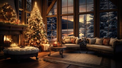 room christmas tree lights