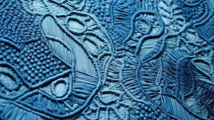 Obraz premium fabric light blue abstract