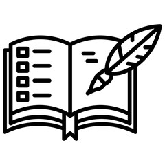 Quest Log Vector Icon