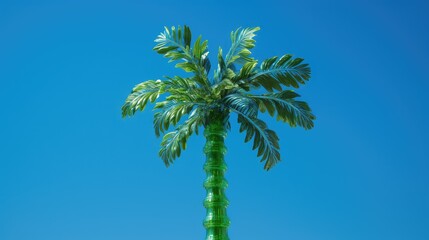 Fototapeta premium synthetic plastic palm tree