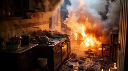 cabets fire in house