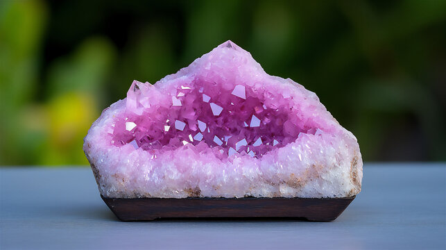  morganite's soft pink glow