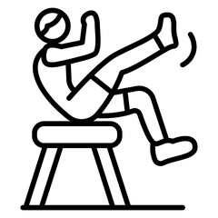 Leg Raise Vector Icon