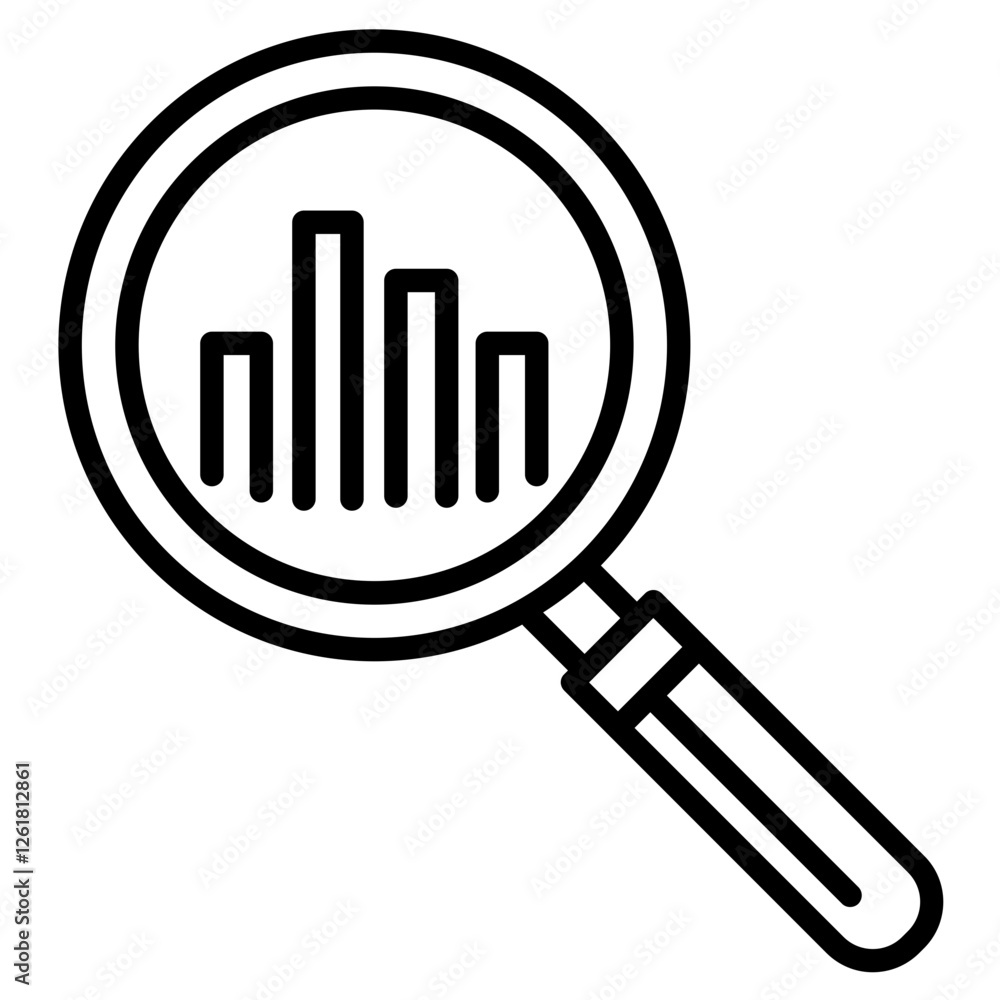 Poster exploratory data analysis vector icon