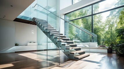 Obraz premium panels glass railings