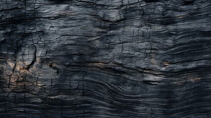 blackened burnt wood texture